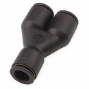 Conector Yee Desigual 1/4 a 3/8 Push to Connect / Yee Desigual 1/4 to 3/8 Push to Connect connector. Parker