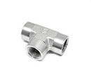 Tee 3/4 x 3/4 x 3/4 NPT Hembra Acero / 3/4 x 3/4 x 3/4 NPT Female Steel Tee. Parker