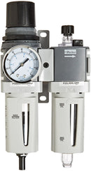 FRL 2 Puertos 1/2" Purga Automatica / FRL Automatic Drain 1/2" ports. Parker