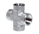 Cruz de Acero Inoxidable 1/2 NPT / 1/2 NPT Stainless Steel Cross. Parker