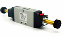 Valvula 5/2 Doble Solenoide G1/8 Serie Viking Lite / 5/2 Double Solenoid Valve G1/8 Viking Lite Series. Parker