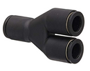 Conector Yee 8mm o 5/16 Push to Connect / Yee 8mm or 5/16 Push to Connect connector. Parker