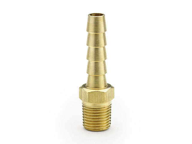 Conector Espiga 1/4 Macho x 1/4 NPT Macho / 1/4 Male Hose Barb x 1/4 Male NPT Connector. Parker