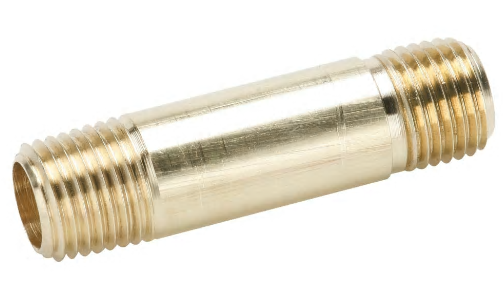 Niple de Latón NPT 1/2" x 2" / Brass Nipple NPT 1/2" x 2". Parker