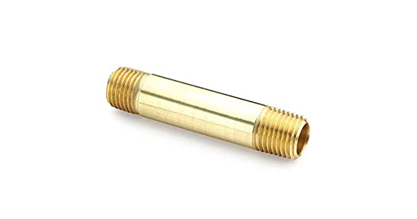 Niple 1/4 x 2" Largo Macho Laton / 1/4 x 2 "Long Male Brass Nipple. Parker