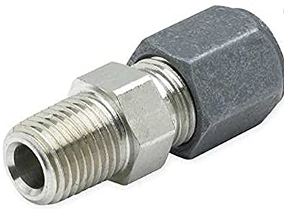 Conector Ferulok Macho 3/8 - NPT Macho 3/8 / Connector Male Flareless 3/8 - Male NPTF 3/8. Parker