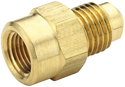 Conector Flare 45° 1/2 Macho x 3/8 NPT Hembra / 45 ° Flare Connector 1/2 Male x 3/8 NPT Female. Parker