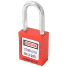 Candado Termoplastico de Bloqueo Rojo / Red Locking Thermoplastic Padlock