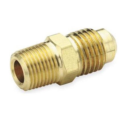 Conector Flare 45° 1/2 Macho x 3/8 NPT Macho / 45 ° Flare Connector 1/2 Male x 3/8 Male NPT. Parker